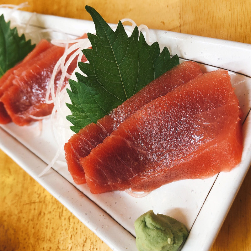 本鮪の刺身(北のどんぶり屋　滝波食堂)