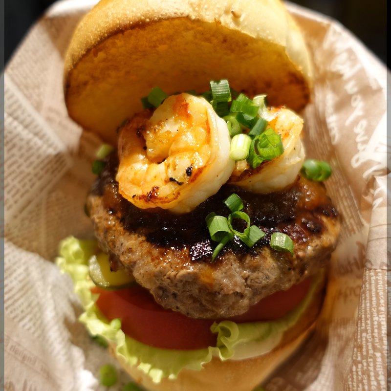 Special Burger グリル海老バーガー 特製BBQソース(Goodbeer STAND)