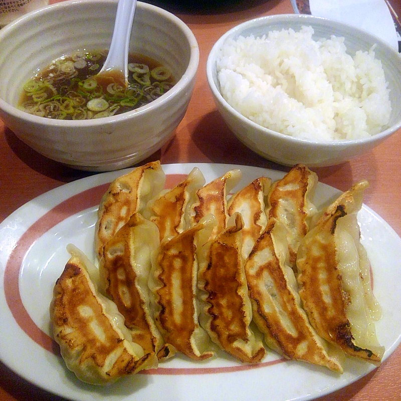 ダブル定食(幸楽苑　前沢店)