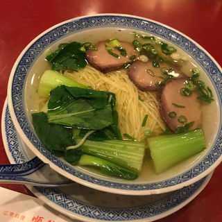 ねぎ汁そば(広東料理 順徳)