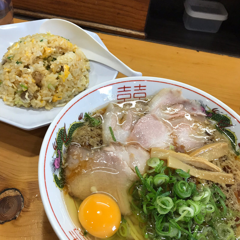 ラーメンセット(中華そば丸岡商店 放出店)