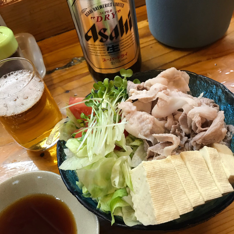冷しゃぶサラダ(でん 中崎店)
