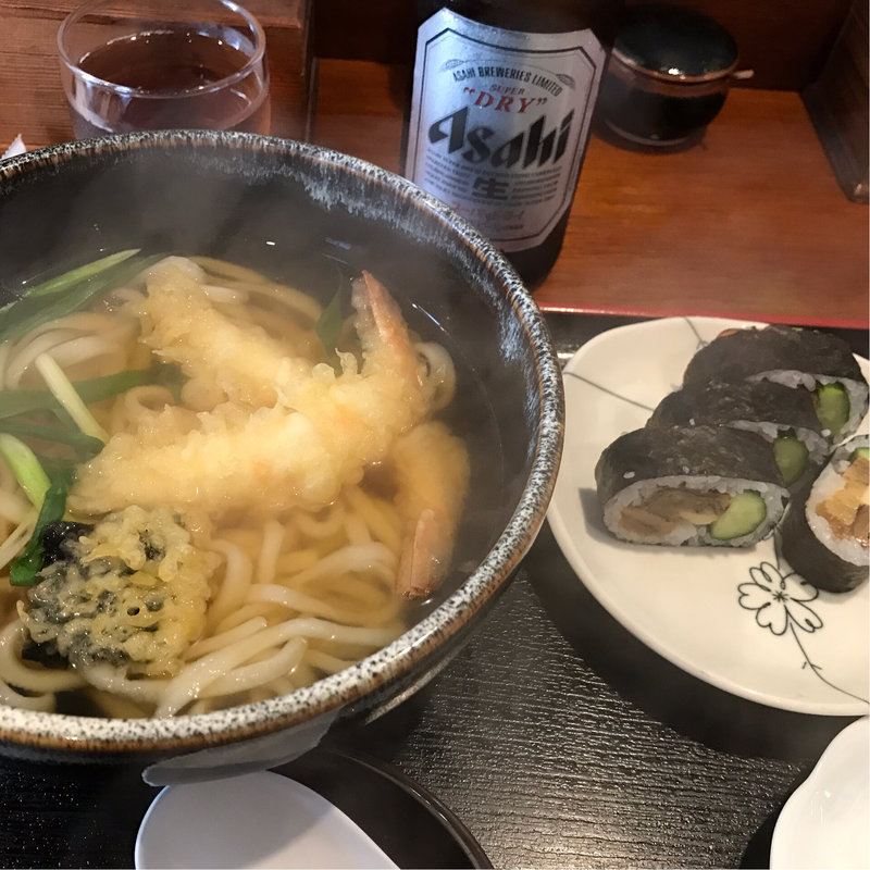 お寿司のセット(花月うどん)