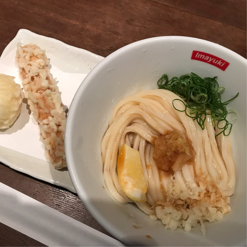 ちくわ天ぶっかけ(讃岐うどん今雪)