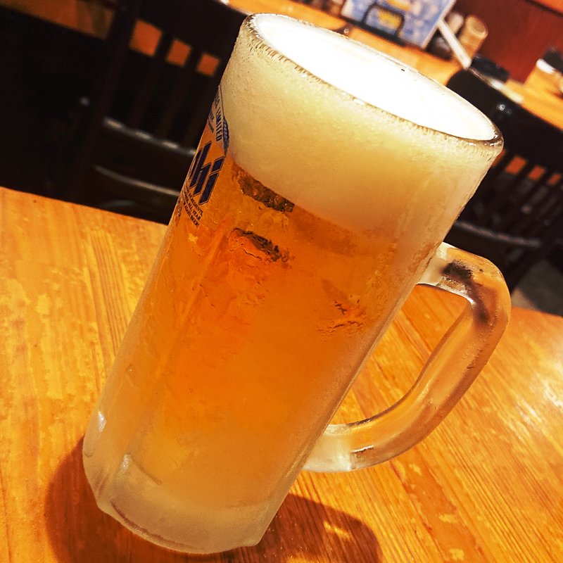 アサヒスーパードライ　スーパーコールド(THE やきとり 喜作)