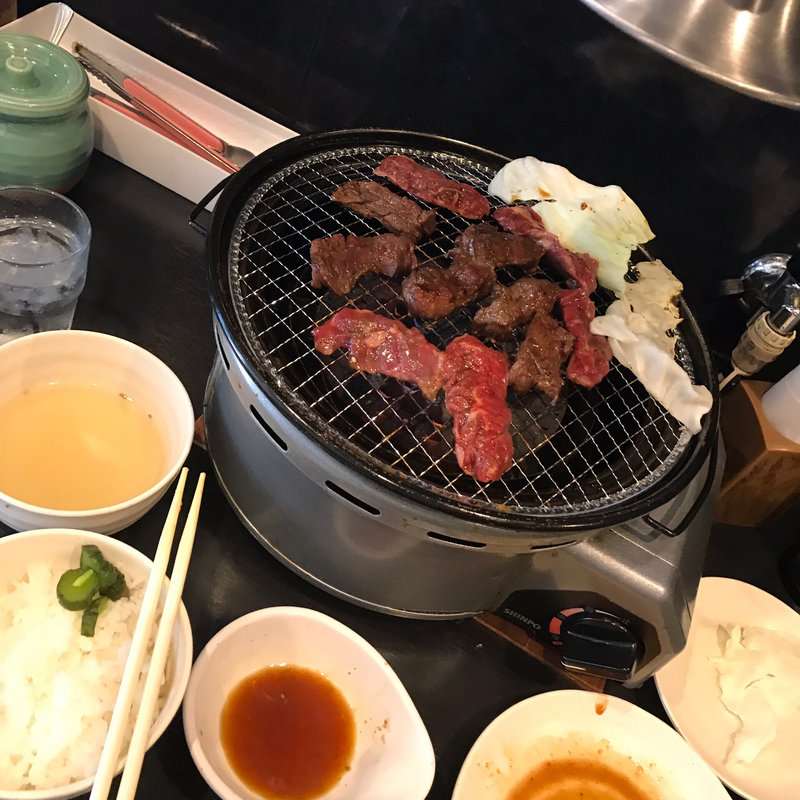 ハラミ定食(こいろり 天満店)