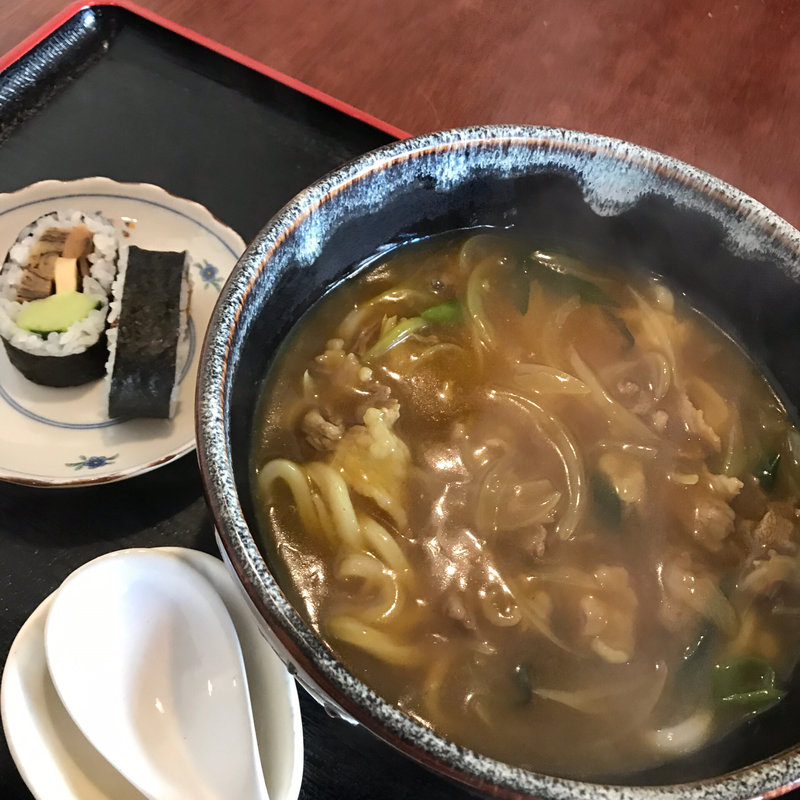 カレーうどん上（肉）(花月うどん)
