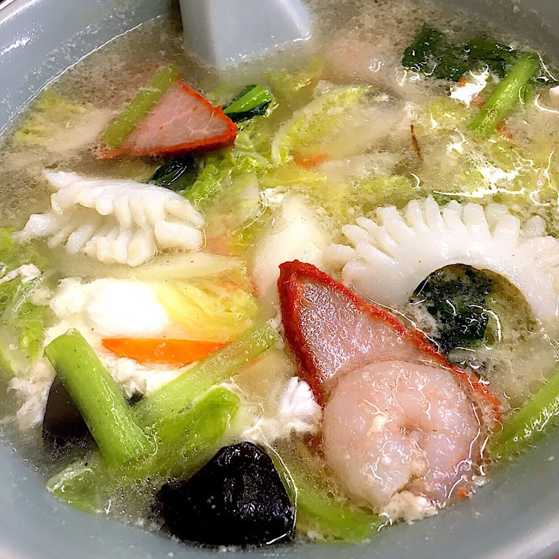 五目そば(中華料理 聘華楼)