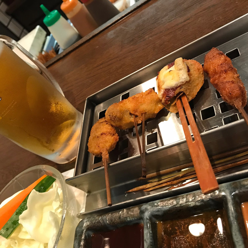 串揚げおまかせコース（ストップ制）       基本コース (１９００円～）(串揚げますだ)