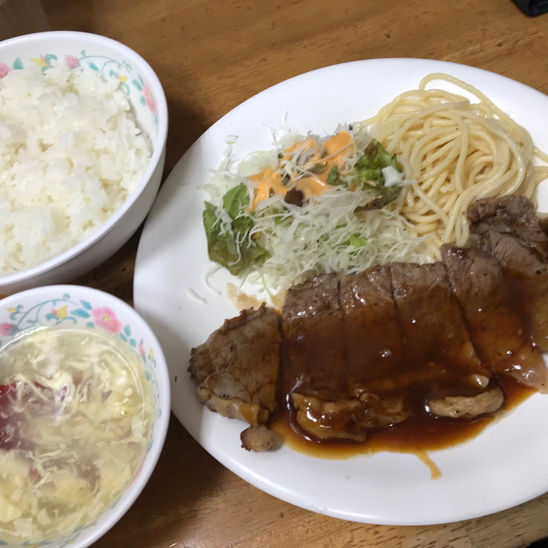 日替り(ステーキ)(十八番 本店 （ジュウハチバン）)