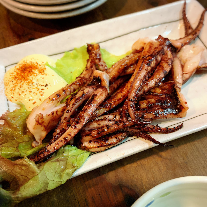 下足のバター焼き(お好み焼き うめ月 )