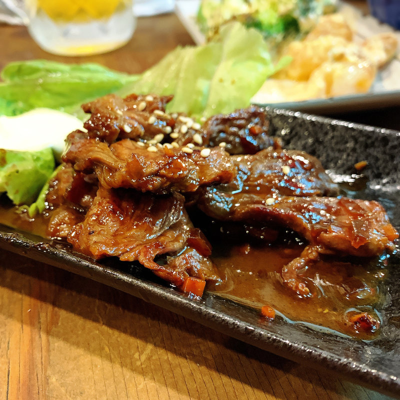 牛はらみにんにくソース(お好み焼き うめ月 )