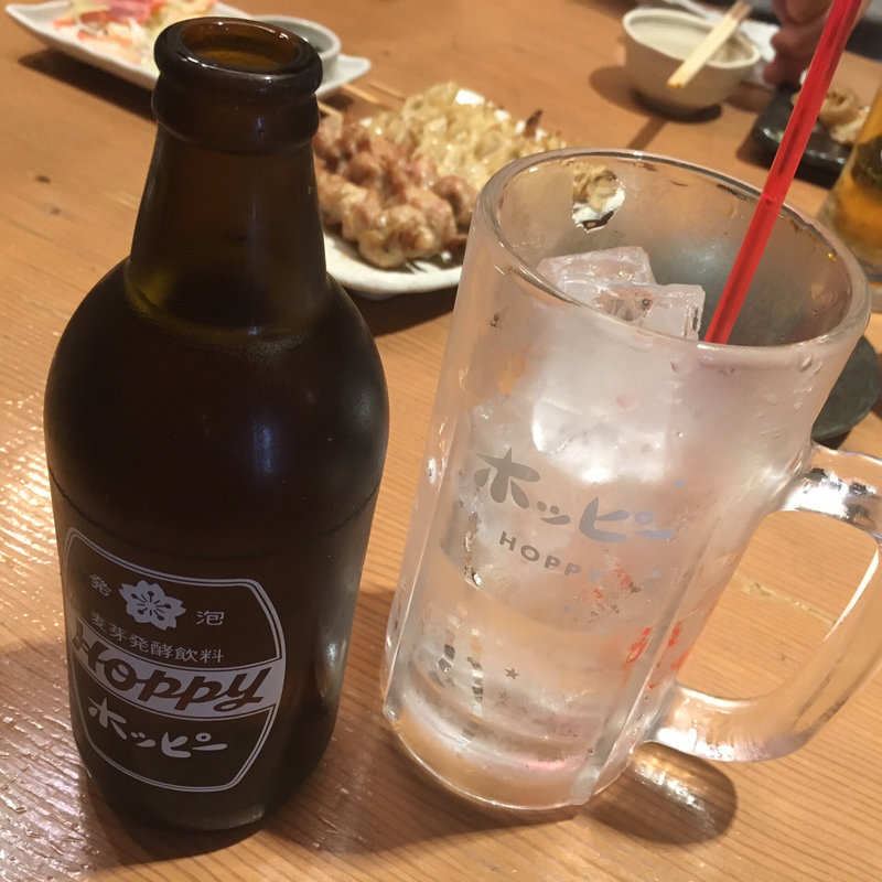 ホッピー（白）(もつ焼 坊っちゃん 船橋本店)