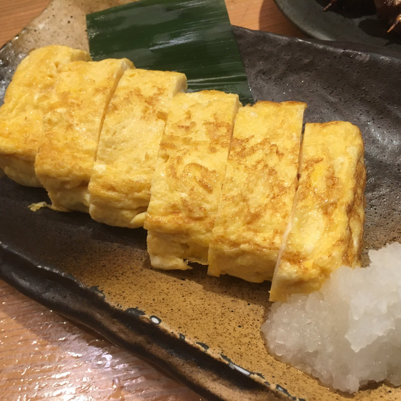 あつあつ玉子焼き(もつ焼 坊っちゃん 船橋本店)