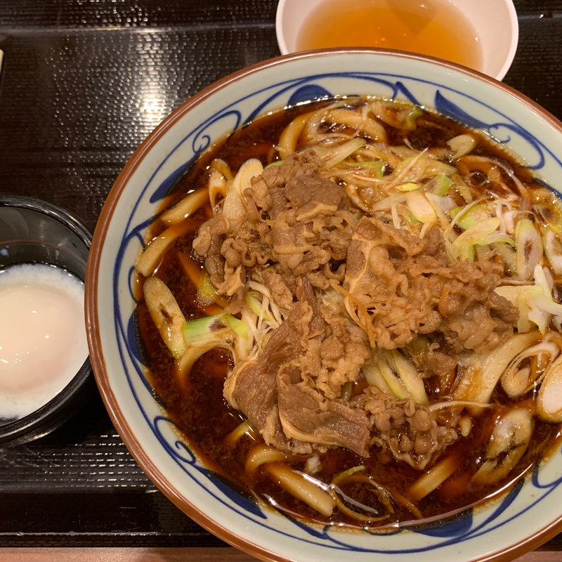 牛味噌煮うどん大盛(丸亀製麺一之江)