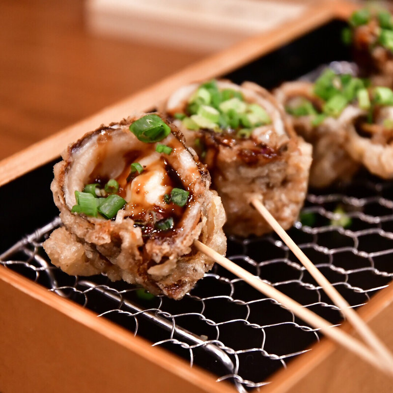 穴子のマッシュポテト天ぷら(日本酒バル 富士屋)