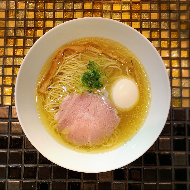 しお味玉らーめん(町田汁場 しおらーめん進化 中山店)