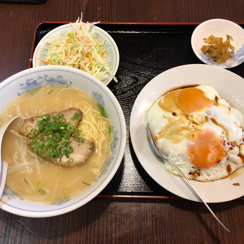 玉子めしラーメンセット(揚子江 本店 （ヨウスコウ）)