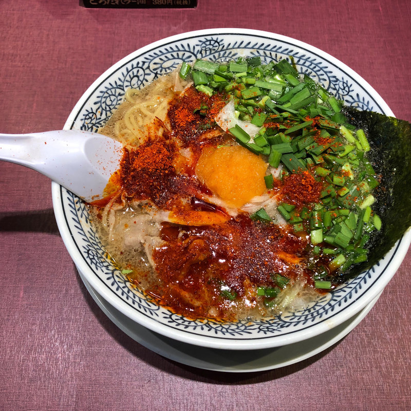 辛肉そば(丸源ラーメン 寝屋川店)