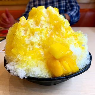 かき氷マンゴー(くら寿司 京王若葉台店)