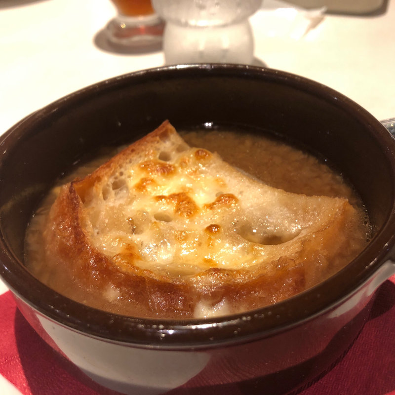 オニオングラタンスープ(ジョリーパスタ 八柱店)