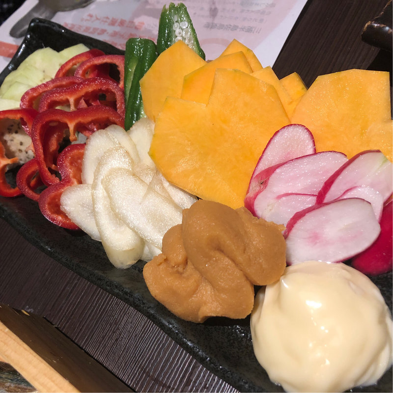 湘南地野菜盛り合わせ 小(魚と酒 はなたれ 品川店)