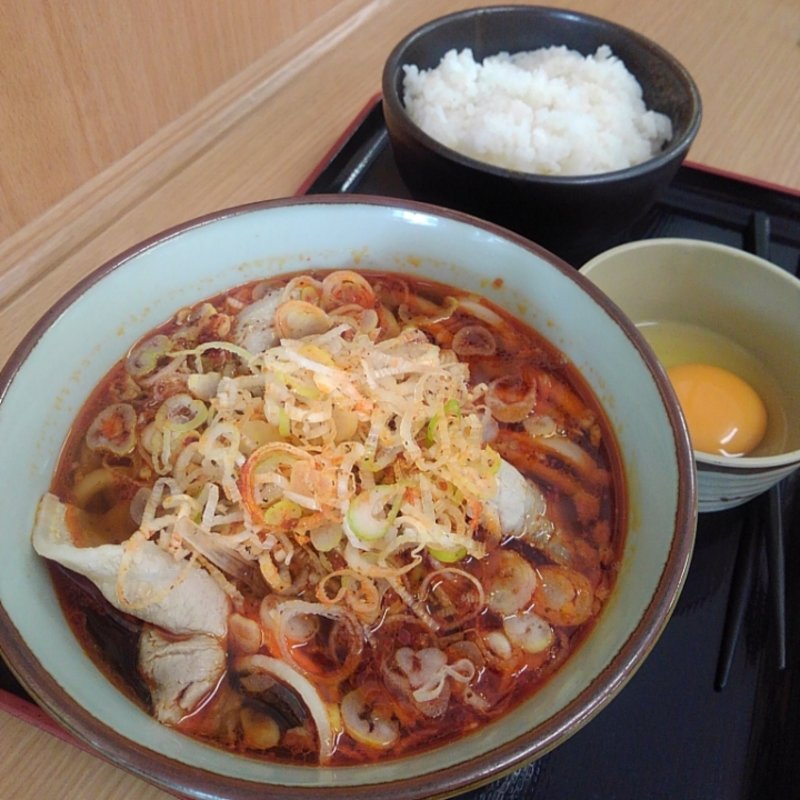 旨辛肉うどん(金成パーキングエリア（下り線）)