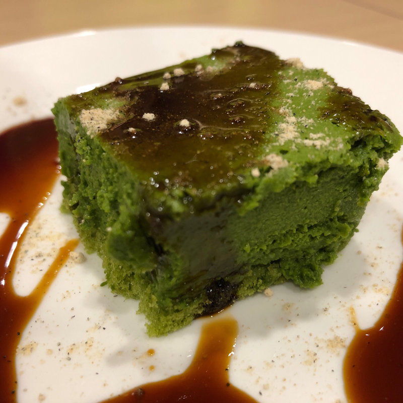 お濃い抹茶ババロア(ガスト 厚木白山店)