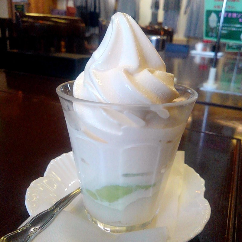 ずんだ餅ソフト(展勝地レストハウス )