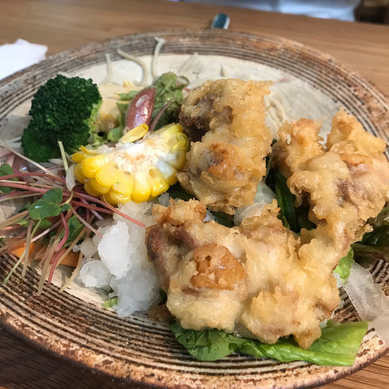 鶏天おろし(冷）(蕎麦　一 )