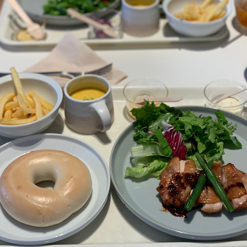 ベーグルランチ(JUNO CAFE JIYUGAOKA)