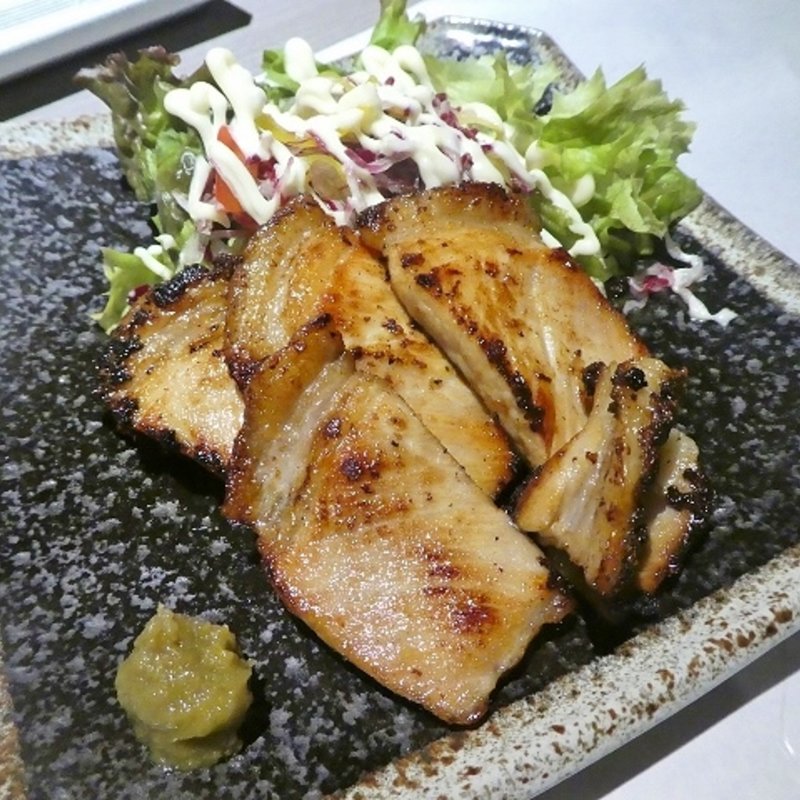 黒豚の柚子胡椒焼き(蕎麦・鮮魚 村瀬 本町本店)