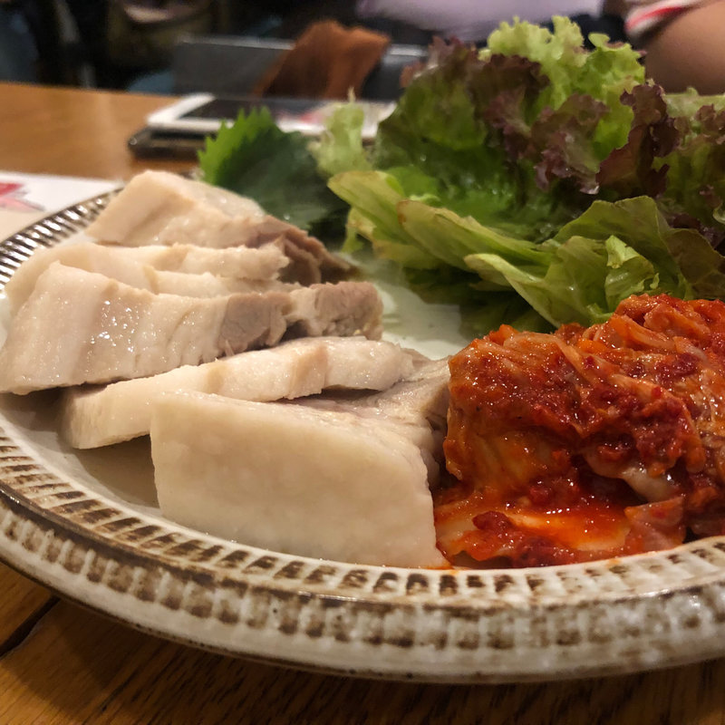 自家製蒸し豚(お好みたまちゃん 青山店)