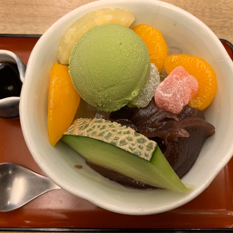 クリームあんみつ(おかめ)