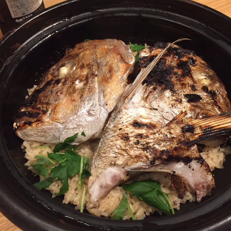 真鯛の炊き込みご飯(南渋谷 なみの上)