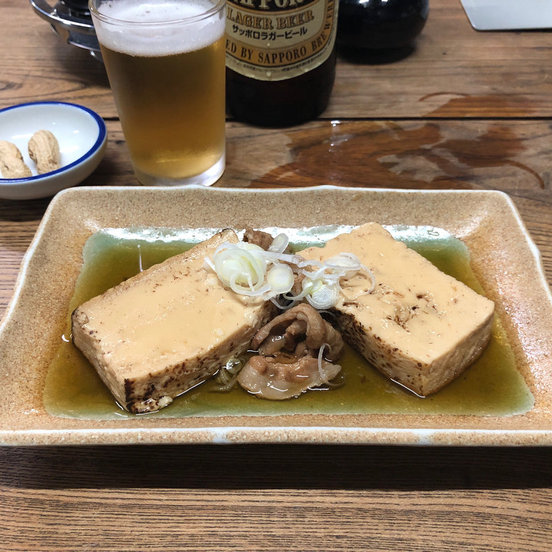 肉とうふ(大衆酒場 斎藤)