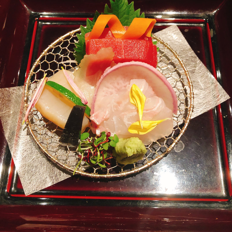 お造り(寿司はせ川西麻布店)