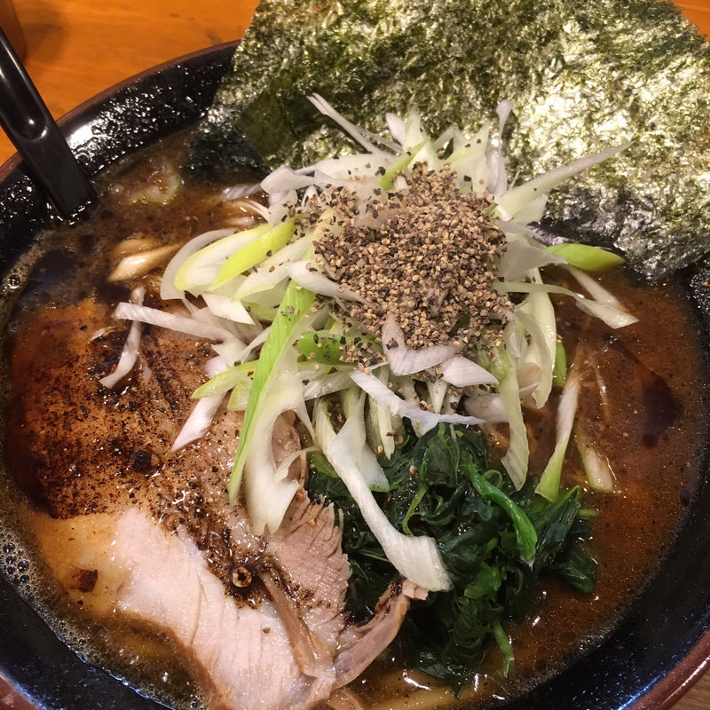 10月限定　黒いとき卵ラーメン(ラーメン大山家 （おおやまや）)
