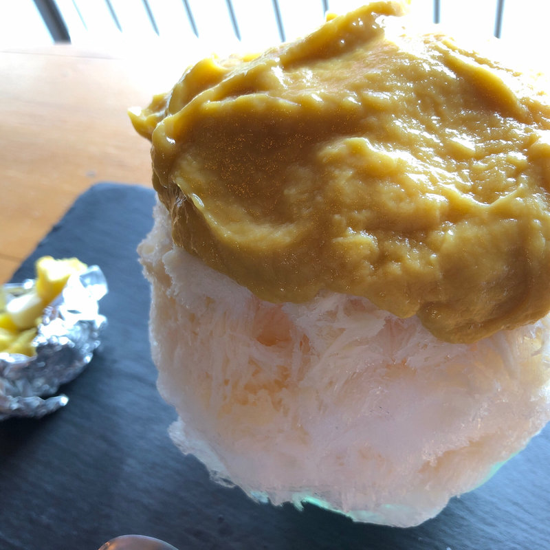 バターとホクホクさつまいも(純氷)(喫茶 紬)