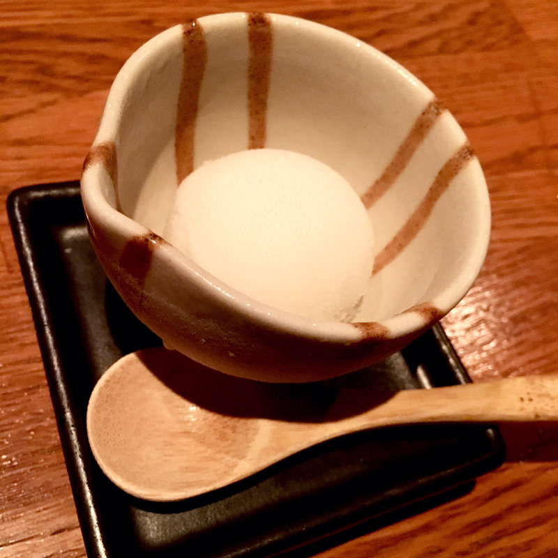 ゆずシャーベット(串揚げ ふくみみ)