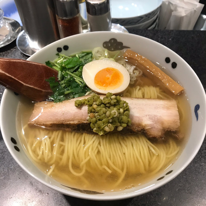 和風実山椒柳麺(麺屋ひょっとこ 銀座店)
