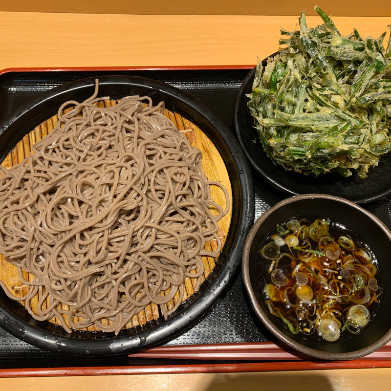 ニラ天せいろ 大盛(よもだそば 日本橋店)