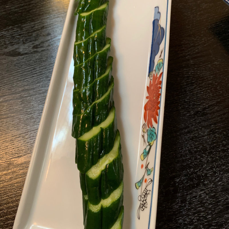 一本漬けキュウリ(珍竹林)