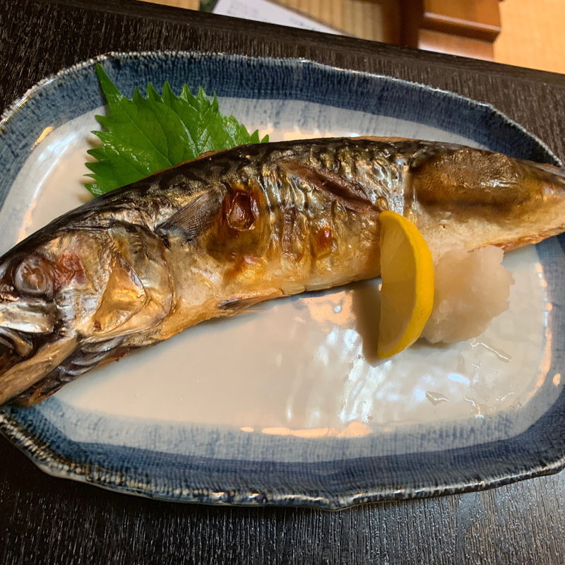 金華サバの塩焼き(珍竹林)