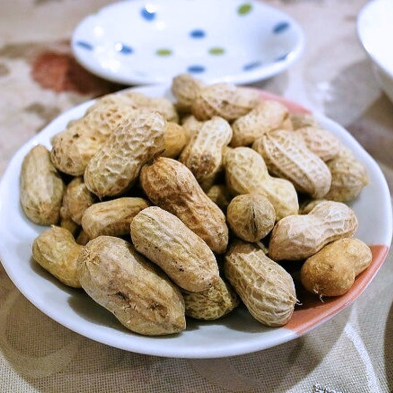 ゆで落花生(台北 餃子専門店)