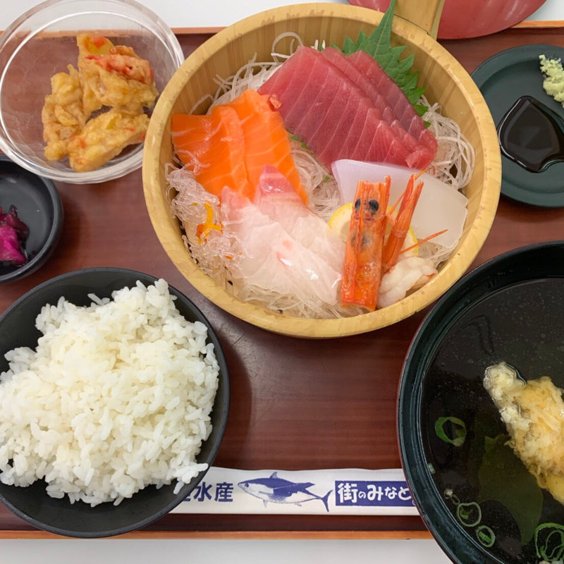 お造り定食(大起水産 街のみなと まぐろパーク 堺本店)
