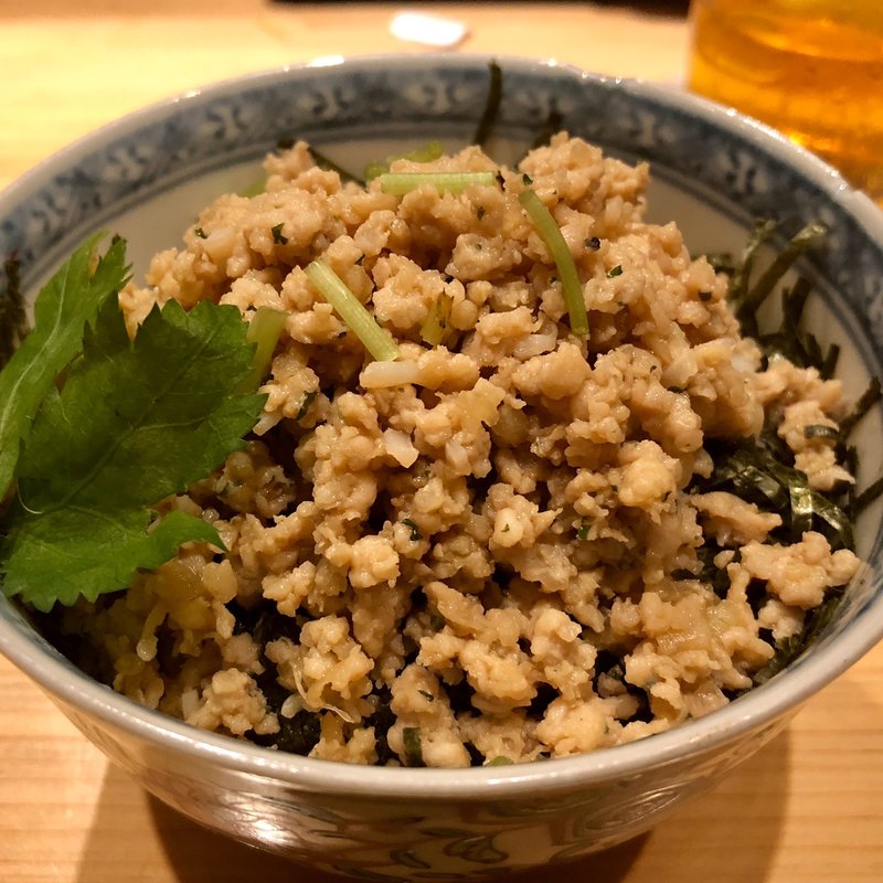 鶏そぼろごはん(鳥さわ)