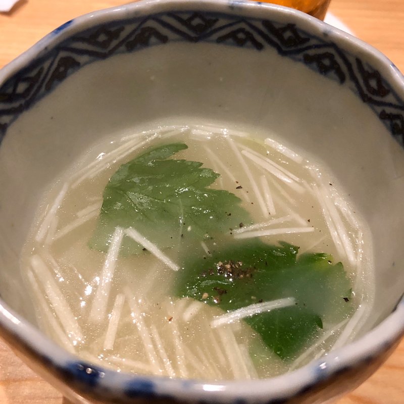 鶏スープ(鳥さわ)