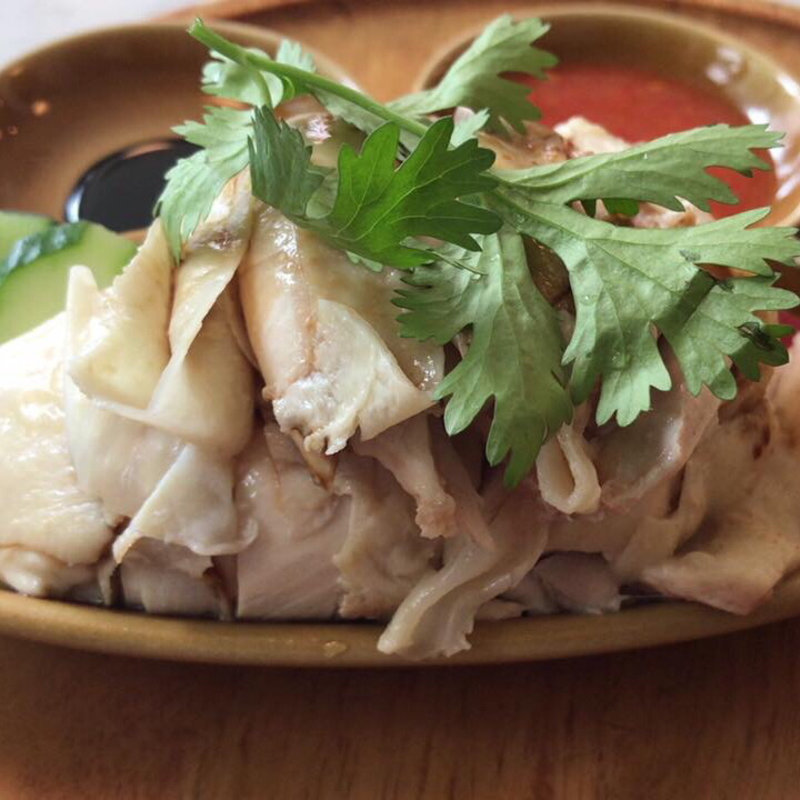 海南鶏飯(蒸)お肉増量(シンガポール海南鶏飯 水道橋店 （ハイナンチーファン）)