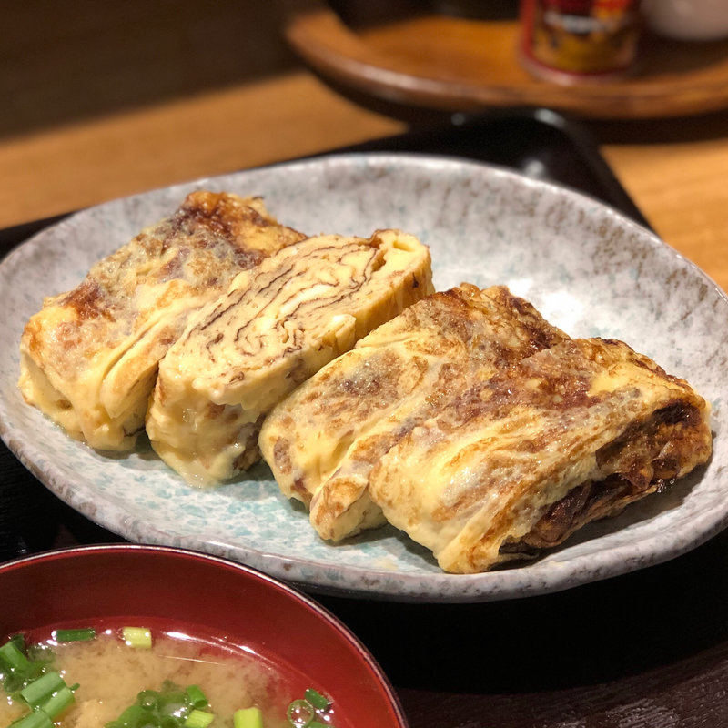 玉子焼き定食（甘い）(食堂スワロウ)